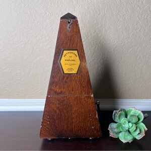 Mid-Century “Metronome de Maëlzel” –Pyramid Mechanical Metronome​